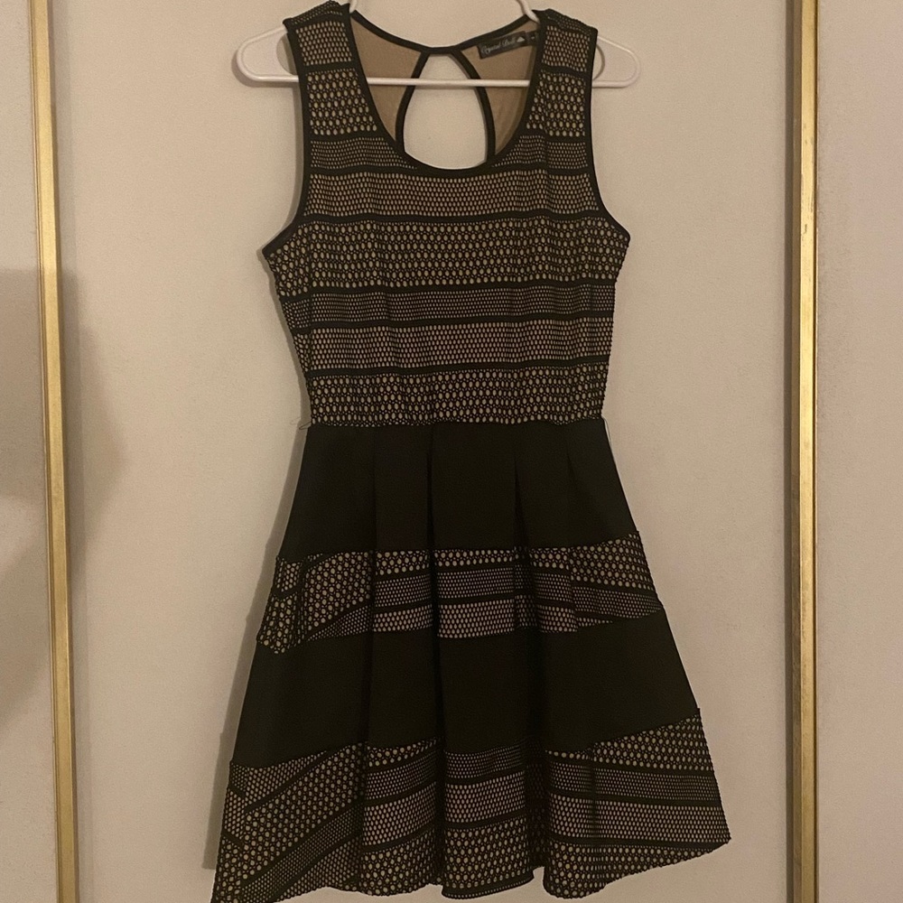 Black and Tan dress